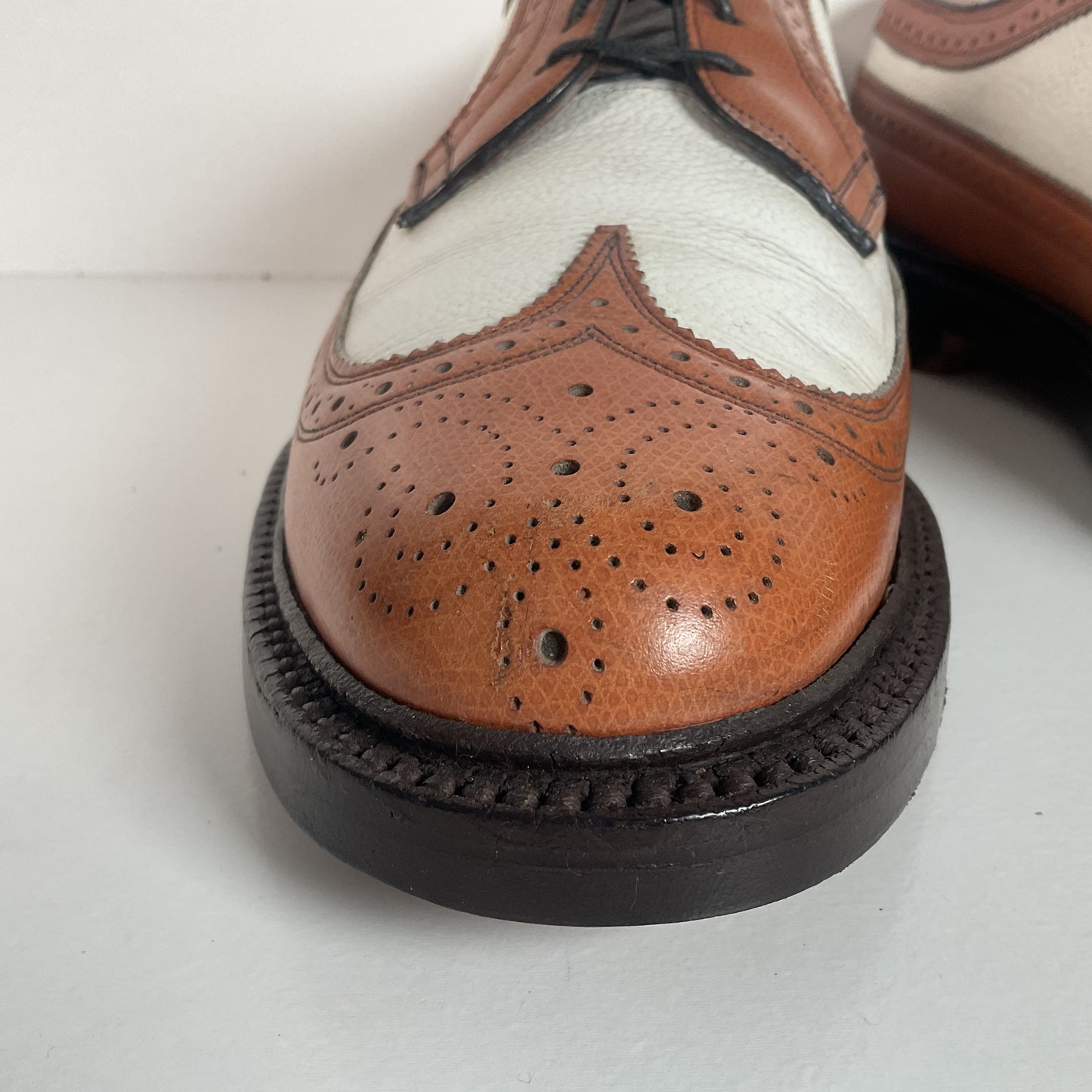 Vintage Johnston Murphy Spectator Shoes | Aristocraft | 1950s-1960s | 10 C