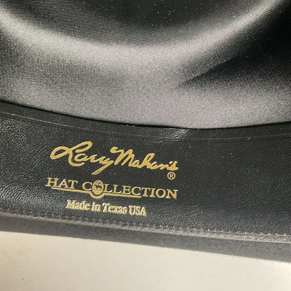 Vintage Milano Larry Mahan Cowboy Hat 6 5/8 Ridgetop Black 5X USA Made
