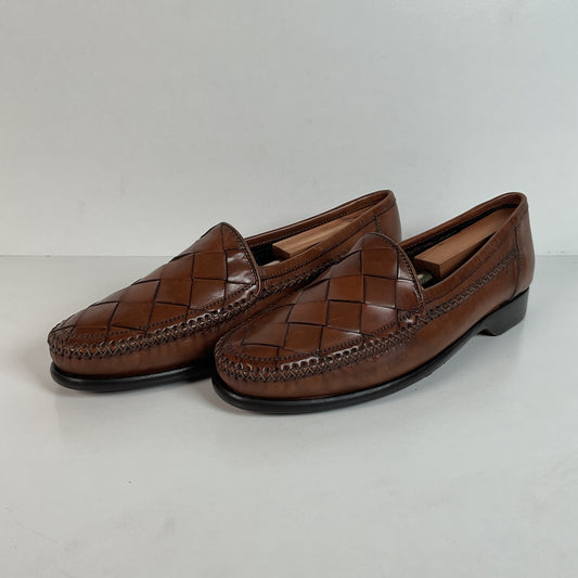 Cole Haan Bragano Loafers | Cristallo | Basket Weave | 8.5 M