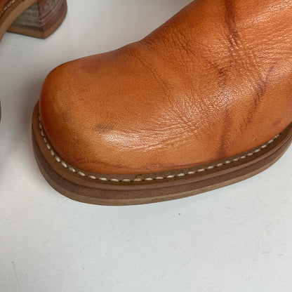 Vintage Women’s Longhorn Campus Boots 8 M USA Made Chunky