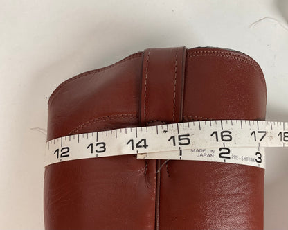 Justin Roper Boots | Brown Calfskin | USA Made | Men’s 8.5 E