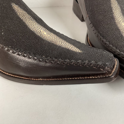 Stingray Mule Clogs | Western | Exotic | Dark Brown | Men’s 9