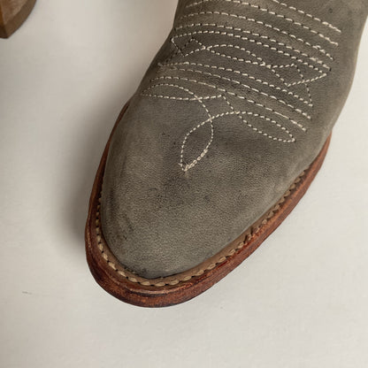 Vintage Texas Suede Cowgirl Boots | Buck Lace | USA Made | Women’s 7.5 M