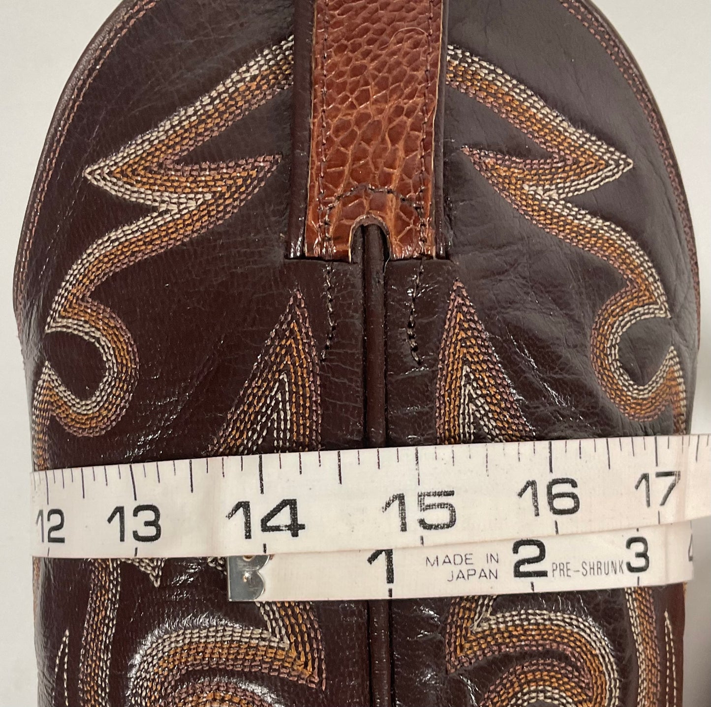 Vintage Panhandle Slim Ostrich Leg Cowboy Boots | Exotic | Brown | Men’s 8 D