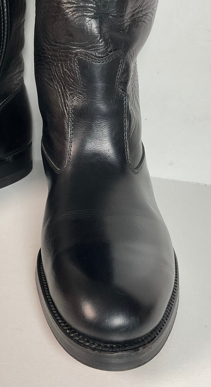 Vintage Frye Black Label Campus Boots Men’s 8.5 E USA Made