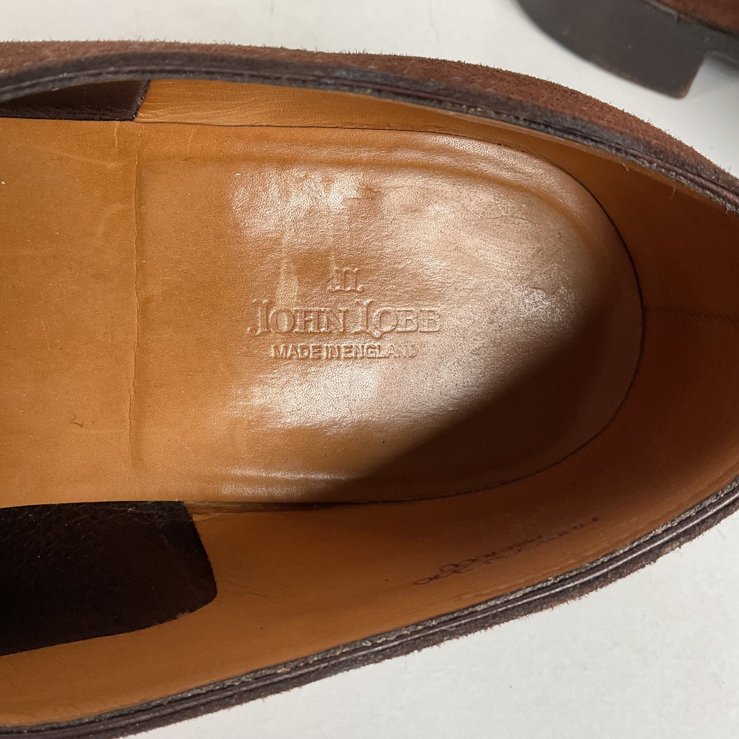 John Lobb Suede Tassel Loafers | Madison | UK 7.5 E | US 8.5 D
