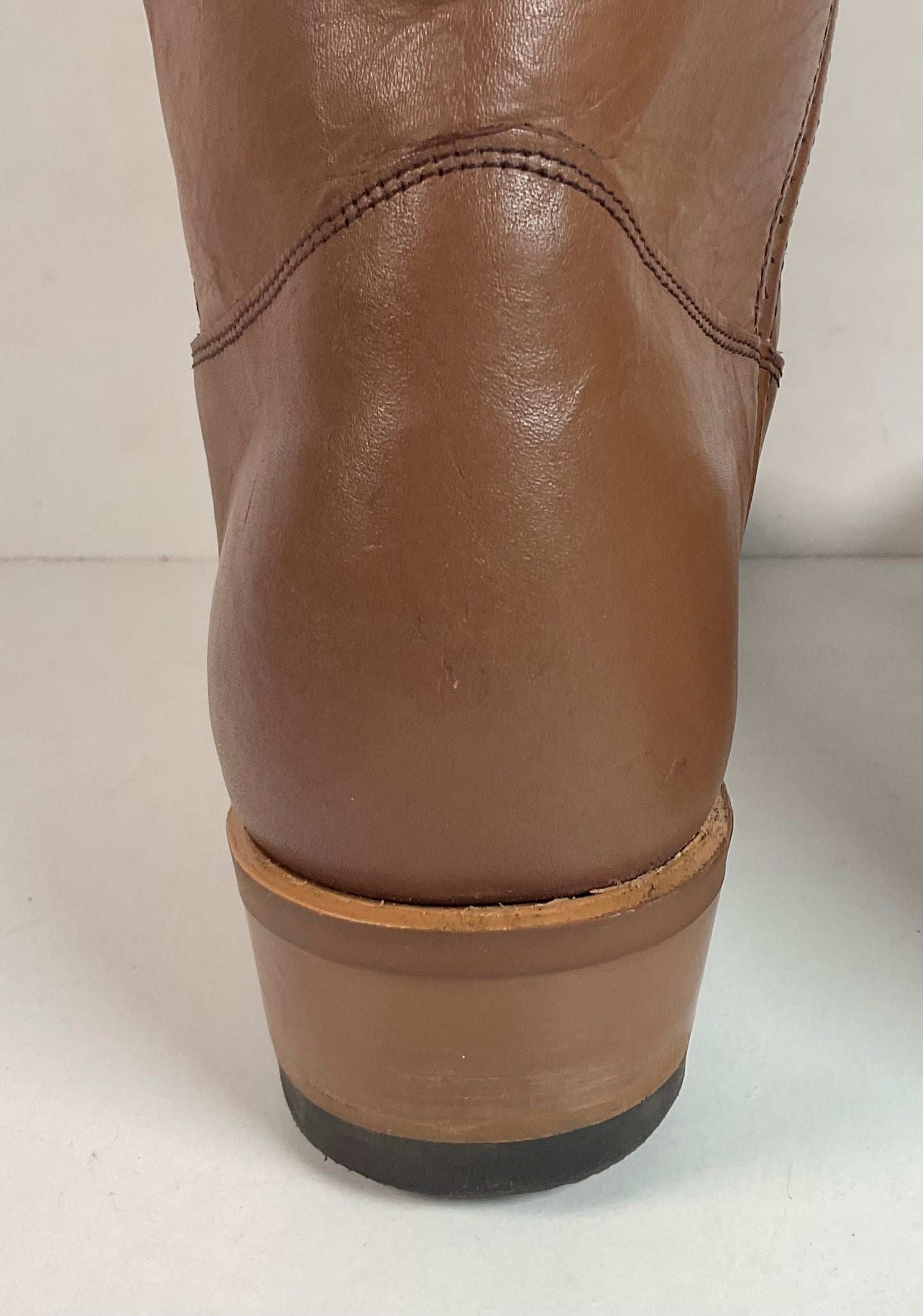 Vintage Double H Ranchwell Wellington Boots 12 D USA Made Pull On