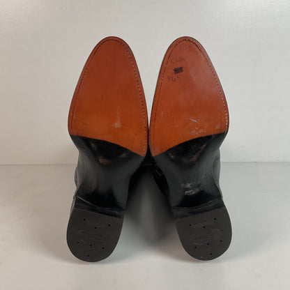 M.L. Leddy & Sons Cowgirl Boots | Black Calf | Custom | Women’s 6.5 AA