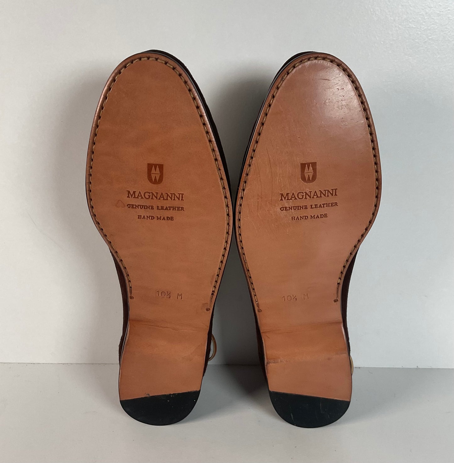Magnanni Suede Tassel Loafers | Chocolate Brown | 10.5 M