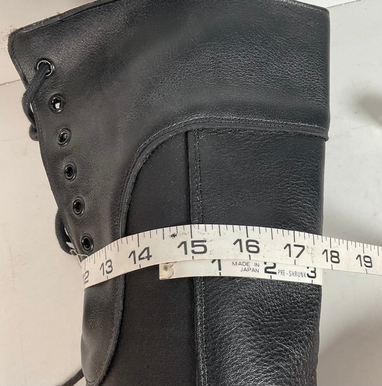 Vintage Harley Davidson Tall Motorcycle Boots 6.5 M Lace Up USA Made