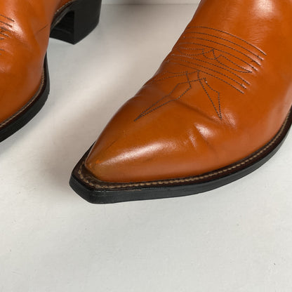 Vintage Justin Fort Worth Cowboy Boots | X Toe | 1960s-1970s | Men’s 9 D