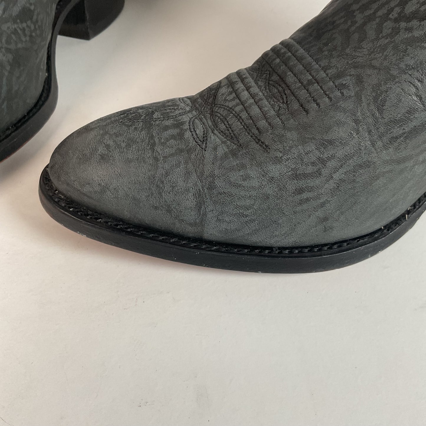 Vintage Texas Sueded Shoulder Cowboy Boots | USA Made | Men’s 8.5 D