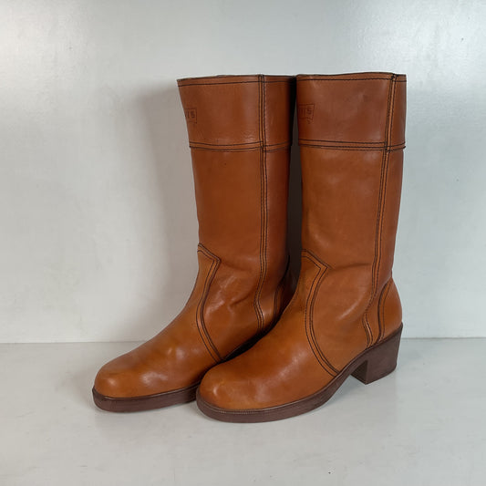 Vintage Levi’s Men’s Campus Boots 8.5 D Orange Tab Crepe Sole
