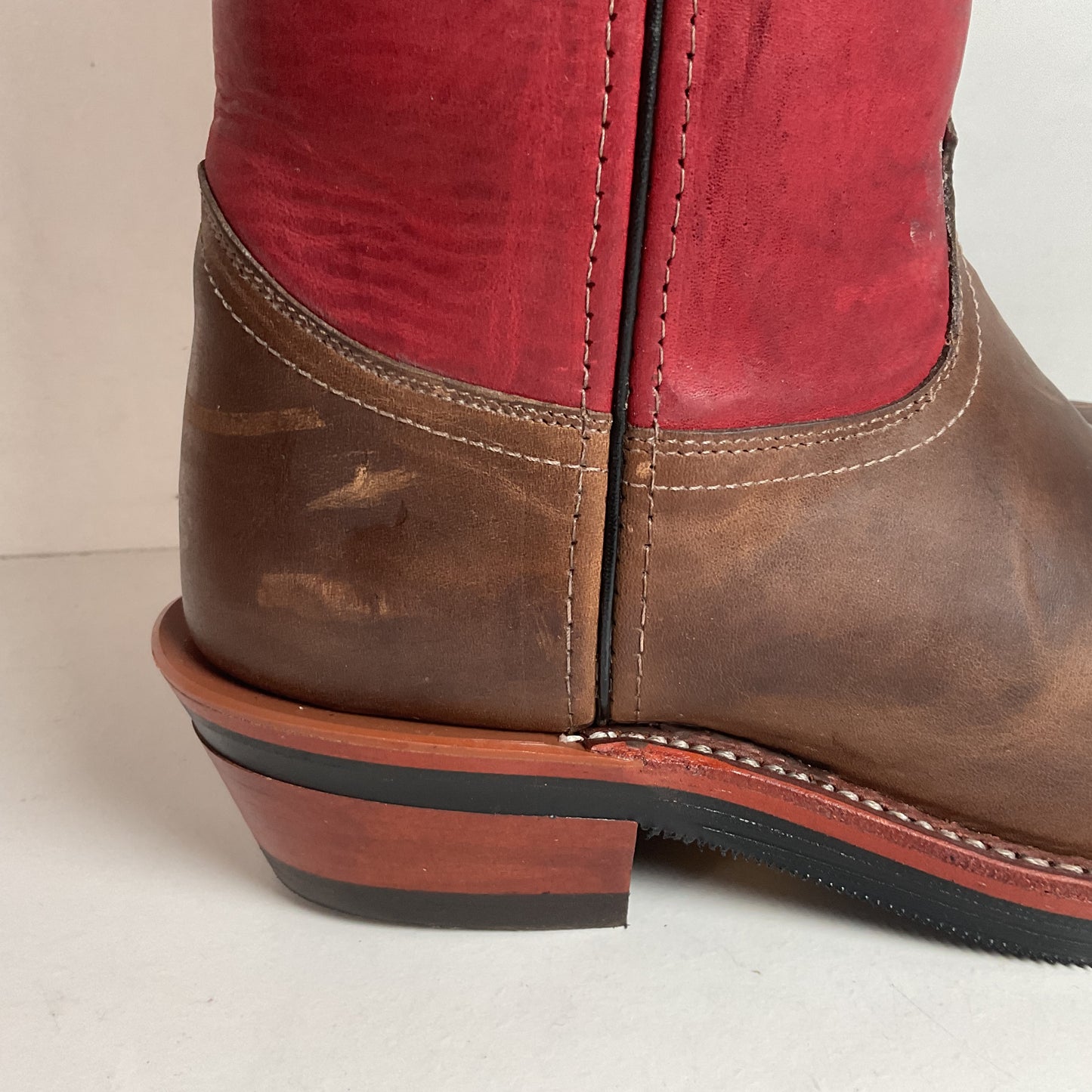 Chippewa Red Arroyo Wellington Boots 9 D USA Made Soft Toe