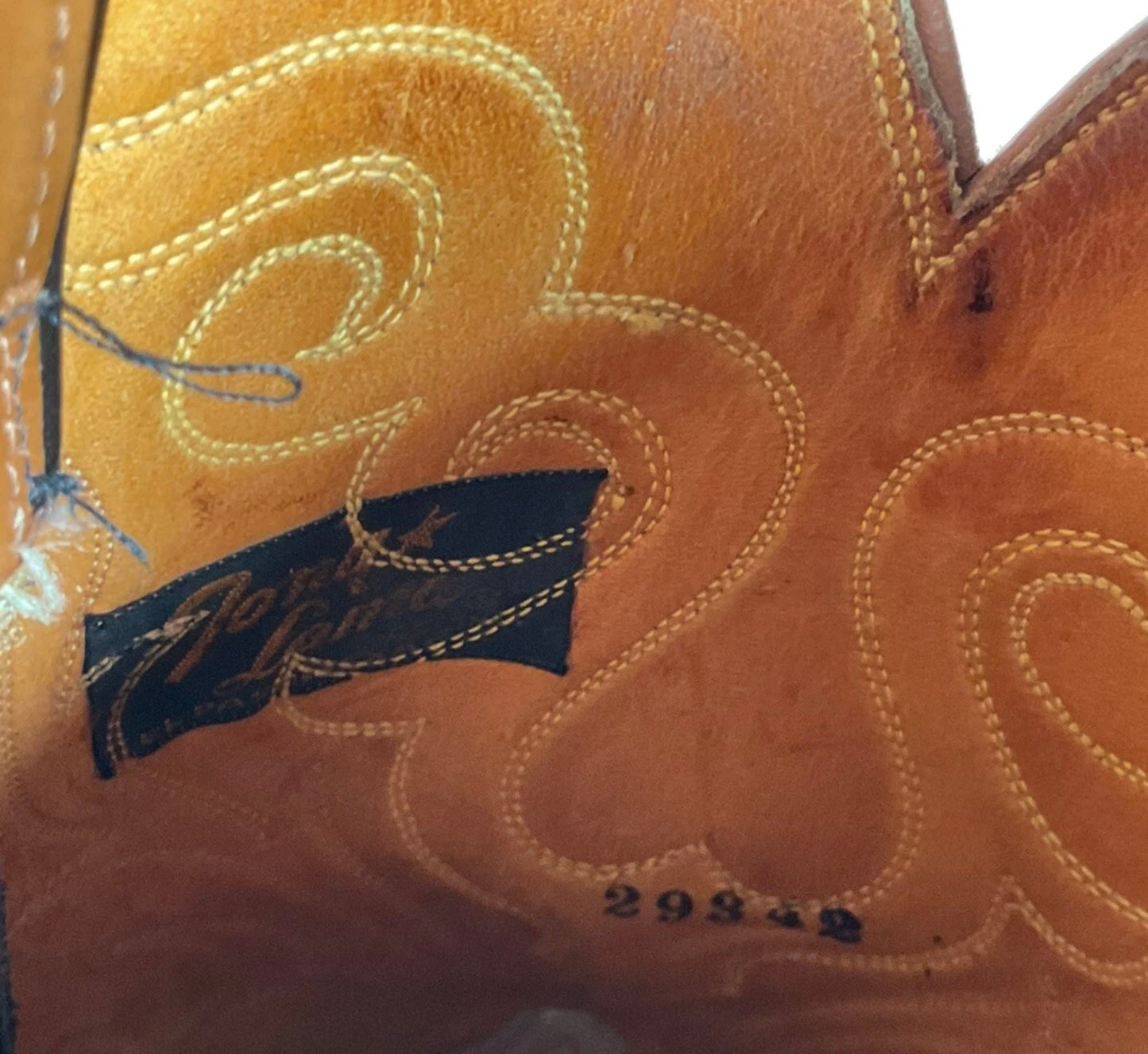 Vintage Tony Lama Longhorn Cowboy Boots | ￼Gold Label | Men’s 8.5 | Women’s 10