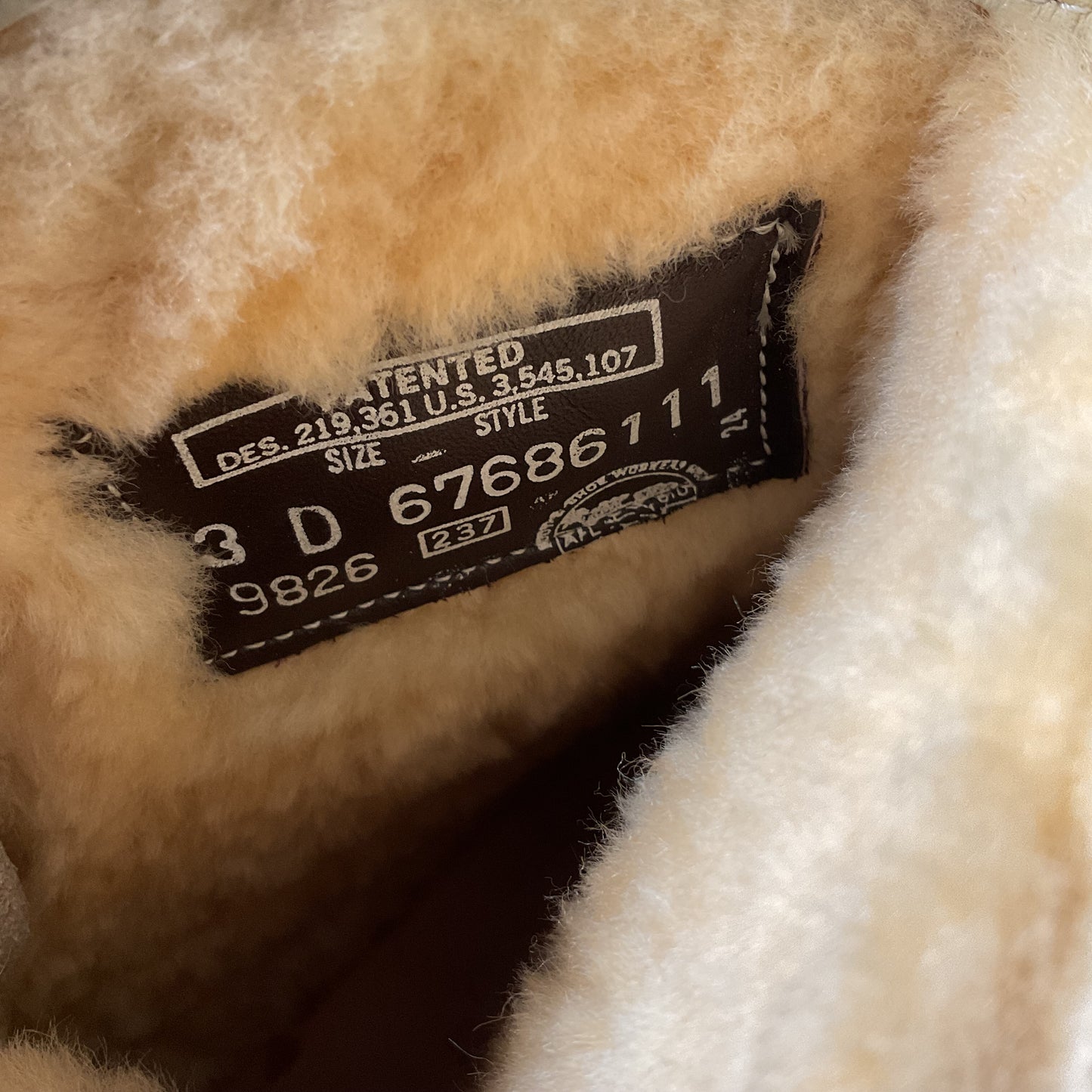 Vintage Chippewa Kush N’ Kollar Mountaineering Boots 13 D USA Made Insulated