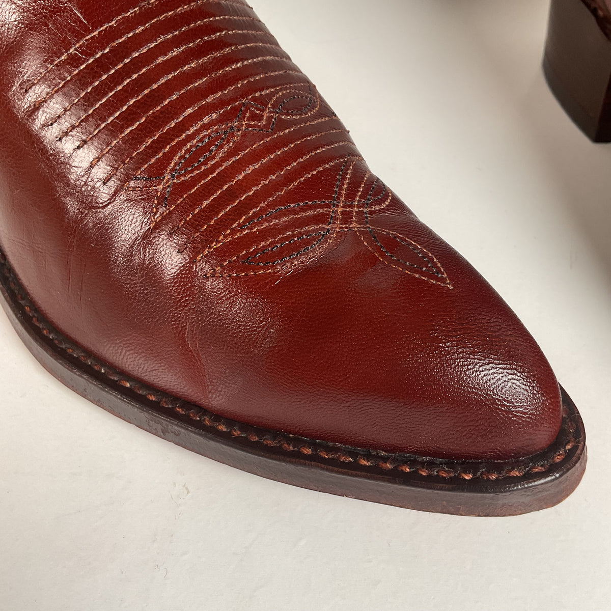 Vintage Dan Post Cowboy Boots | 1970s | Brown | Men’s 7 D