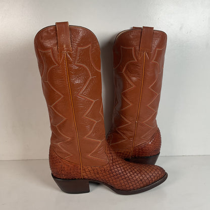 Exotic Anaconda Snakeskin Cowboy Boots Mexico 28.5 | US Men’s 10.5