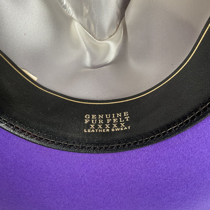 Beaver Brand Purple Cowgirl Hat 6 3/4” USA Made 5X