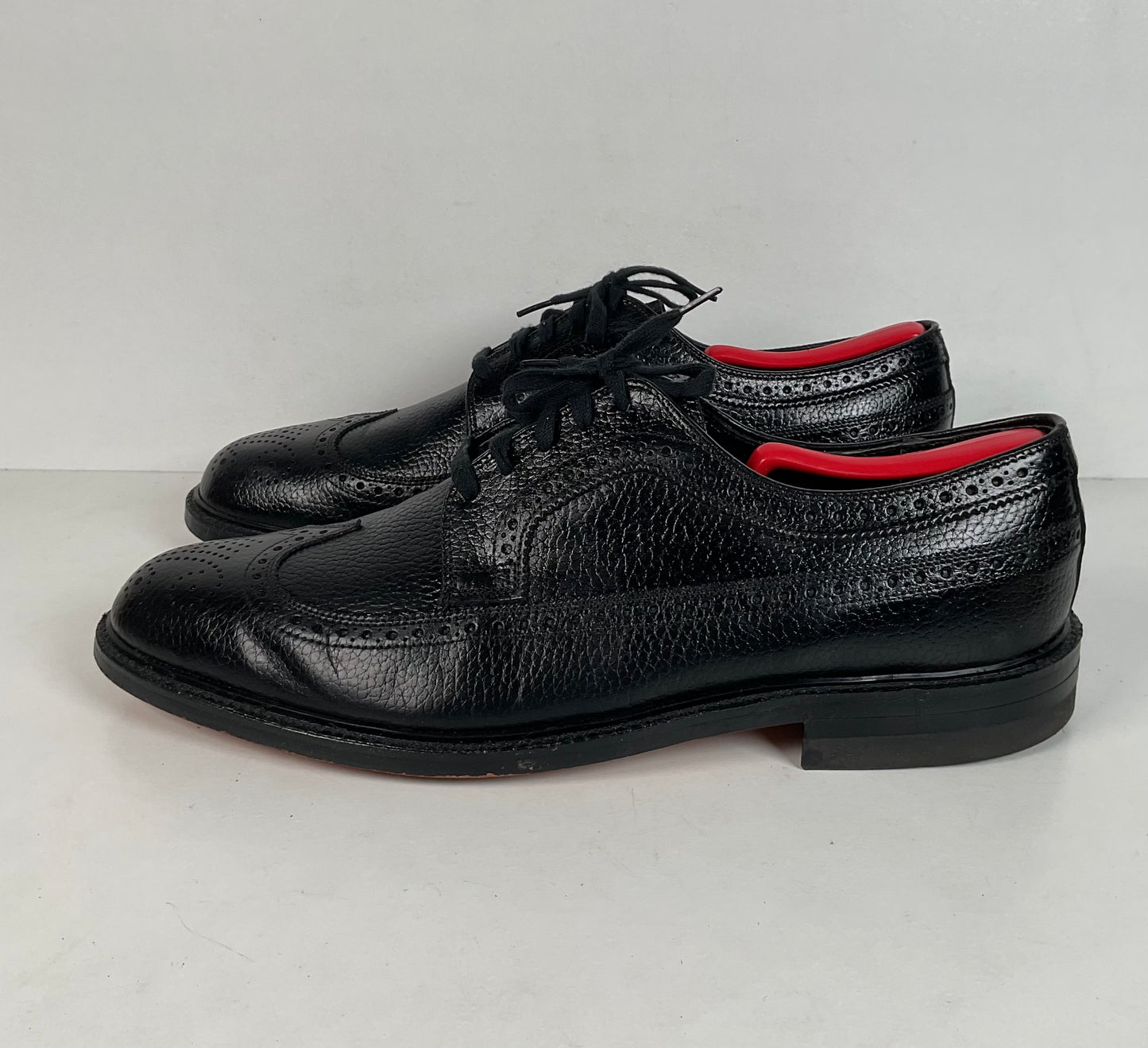 Vintage Nunn Bush Derby Shoes | Brogue | Longwing | 1970s-1980s | Men’s 11 D