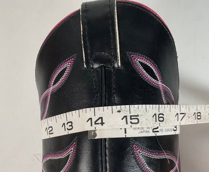 Justin Breast Cancer Awareness Cowgirl Boots | USA Made | Square Toe | 8 B