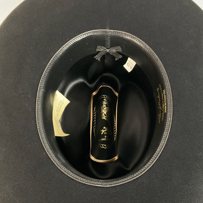 Vintage Milano Larry Mahan Cowboy Hat 6 5/8 Ridgetop Black 5X USA Made