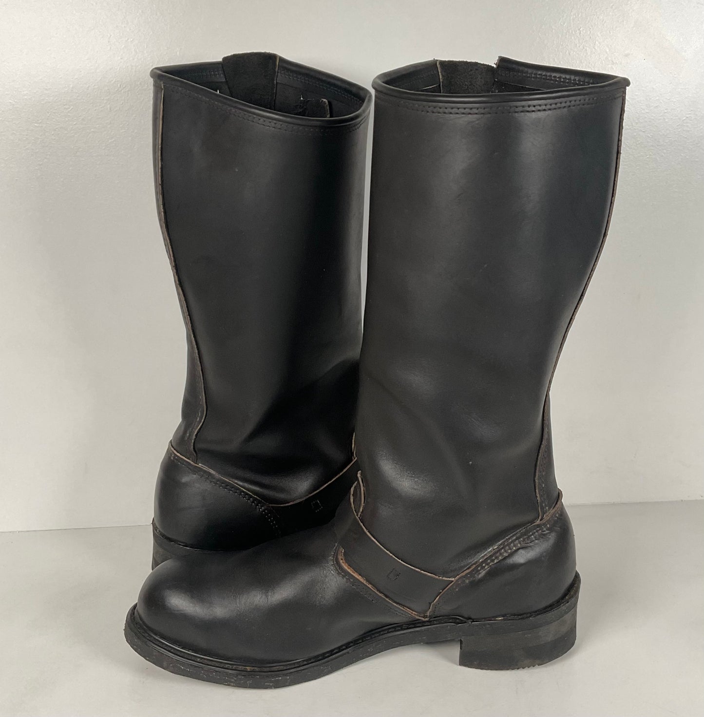 Vintage Carolina Tall Engineer Boots | Saftey Toe | USA Made | Wide | Men’s 12 W