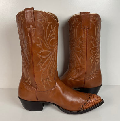 Vintage Nocona Cowboy Boots | Teju Lizard Wingtip | Men’s 10.5 D