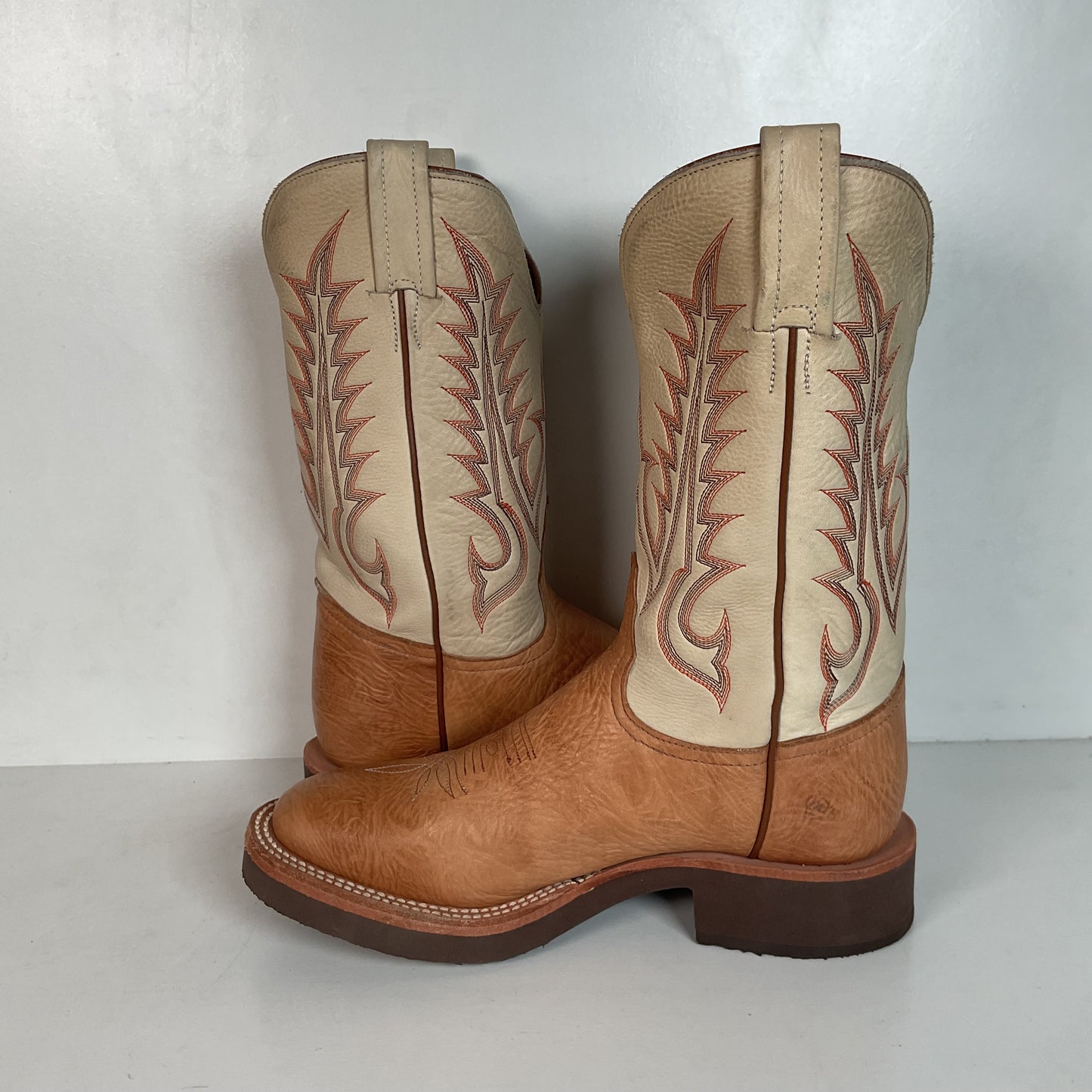 Vintage Tony Lama Women’s Stockman Roper Boots 6.5 B Crepe USA Made