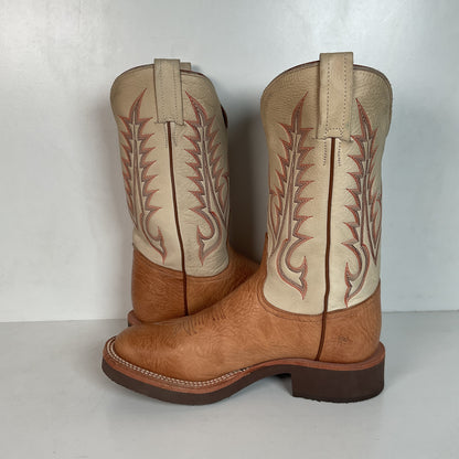 Vintage Tony Lama Women’s Stockman Roper Boots 6.5 B Crepe USA Made