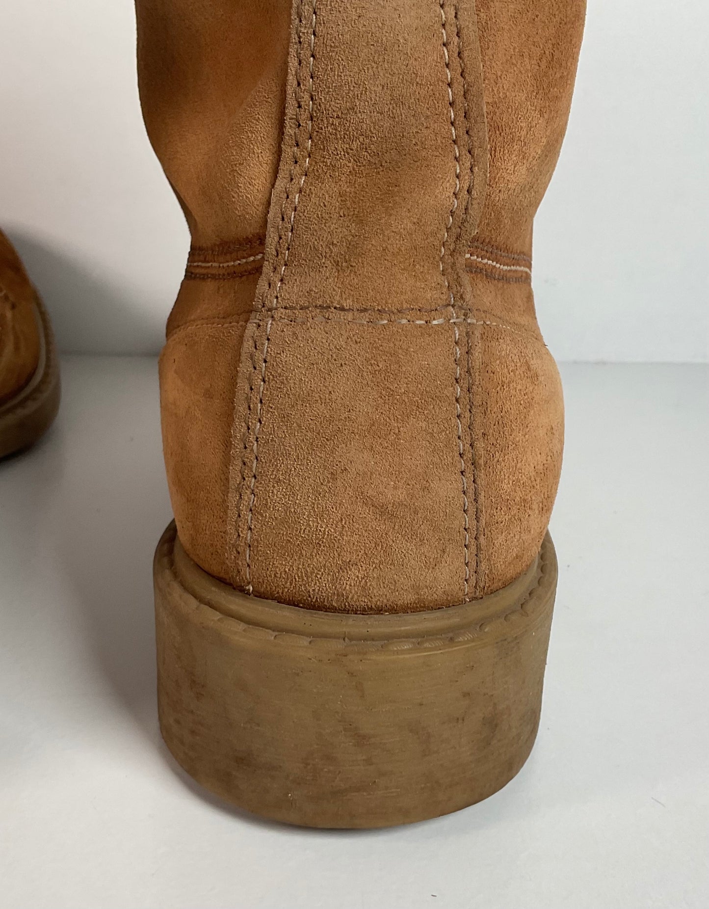 Vintage Wolverine Moc Toe Boots | Pig Skin Suede | USA Made | Men’s 11 C