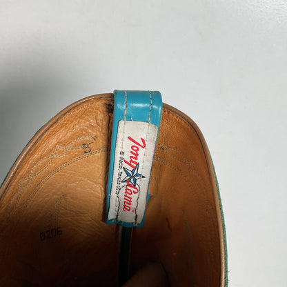 Tony Lama Rough Out Suede Cowboy Boots | USA Made | 10.5 D