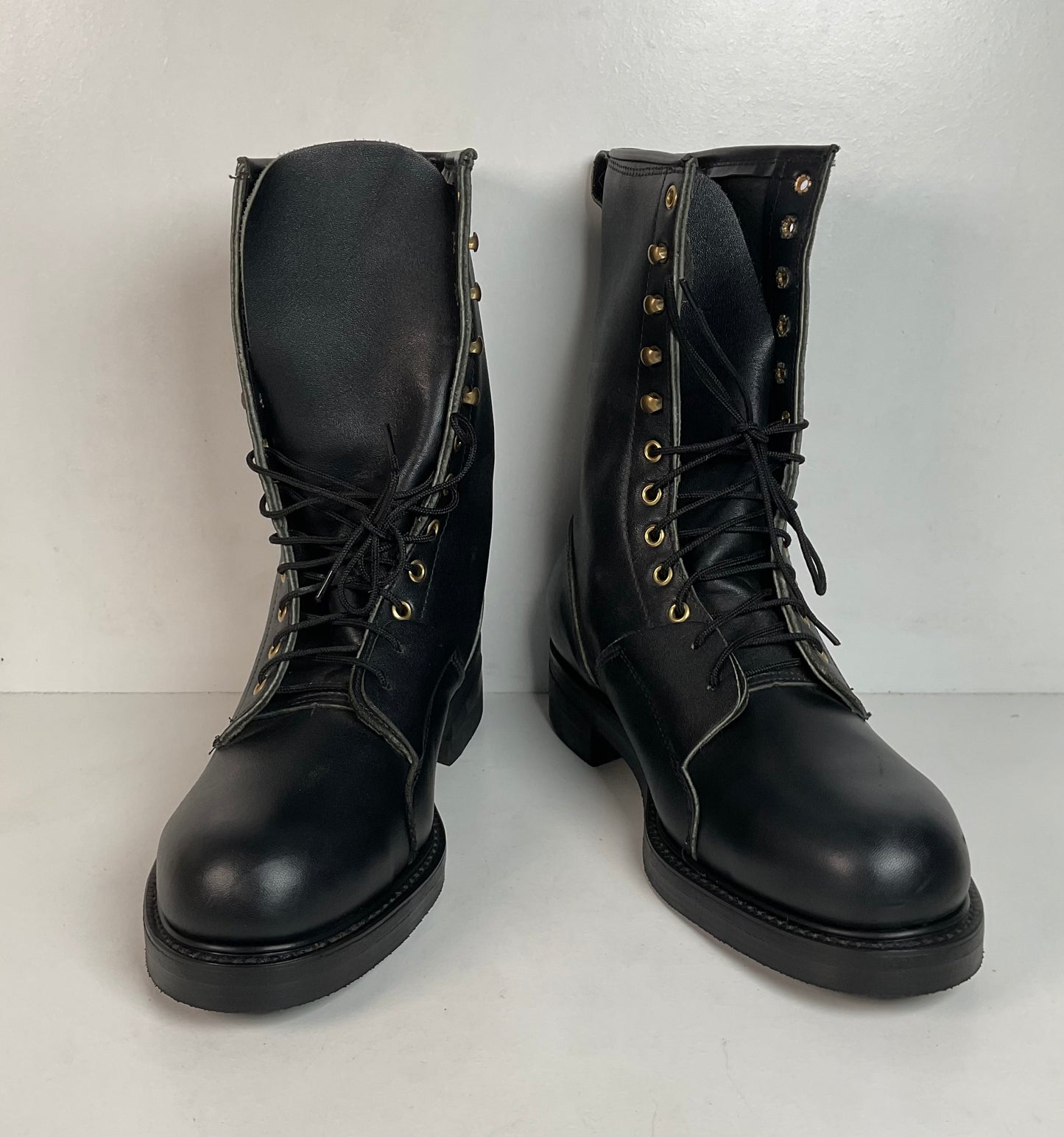 Vintage Safety Toe Linesman Boots 9 EE USA Made Biker