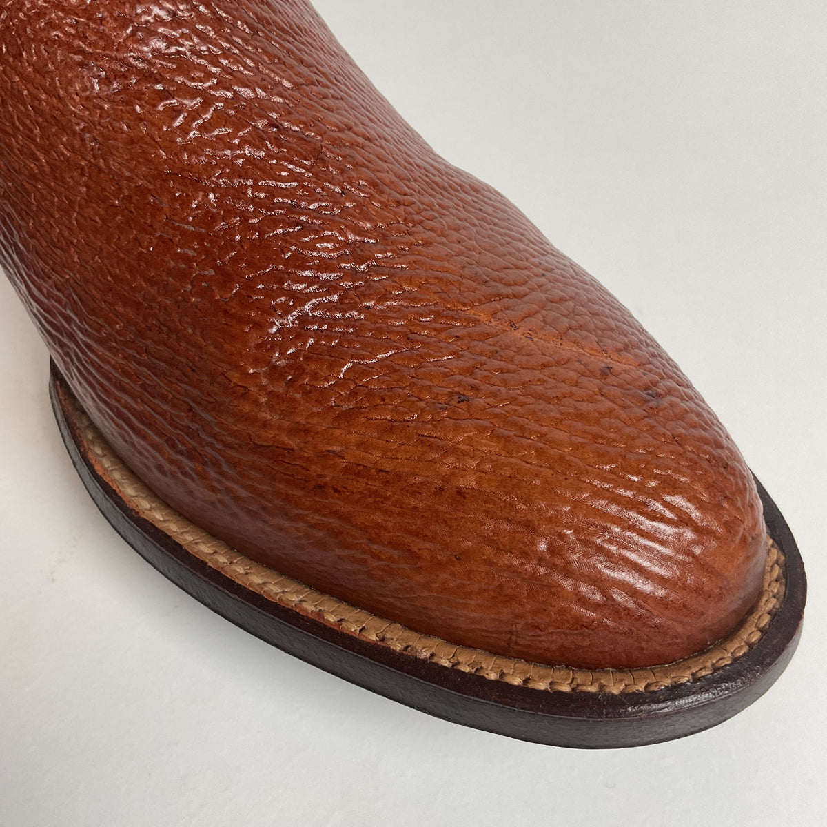 Vintage Sanders Shark Skin Cowboy Boots | Exotic | 1970s | Men’s 9 D