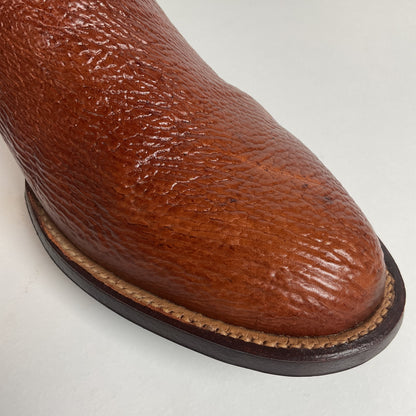 Vintage Sanders Shark Skin Cowboy Boots | Exotic | 1970s | Men’s 9 D