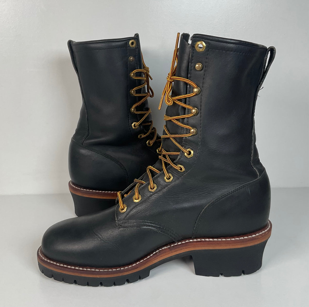 Vintage Chippewa Super Logger Boots | Soft Toe | USA Made | Men’s 9.5 D