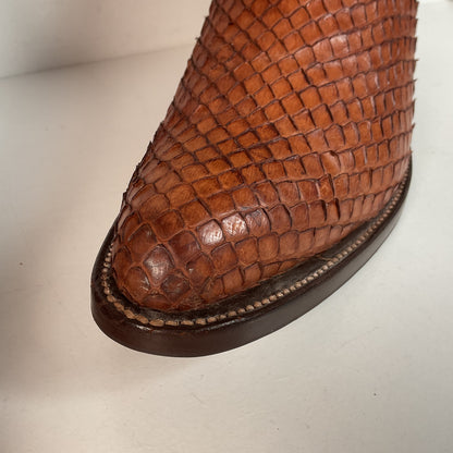 Vintage Anaconda Snakeskin Cowboy Boots | Exotic | Customized | Men’s 10.5