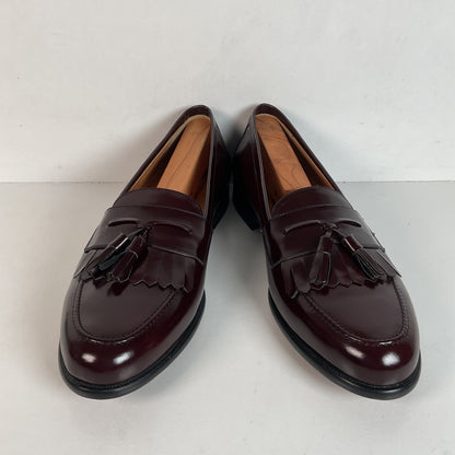 Mezlan Santander Tassel Loafer 11 M Burgundy High Shine