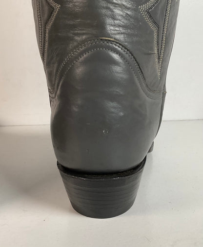 Remington Custom Cowboy Boots | USA Made | Grey | Men’s 8.5 B | Women’s 9.5