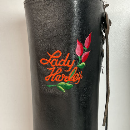 Lady Harley Davidson Motorcycle Boots | Tall | USA Made | Black | Women’s 7 M