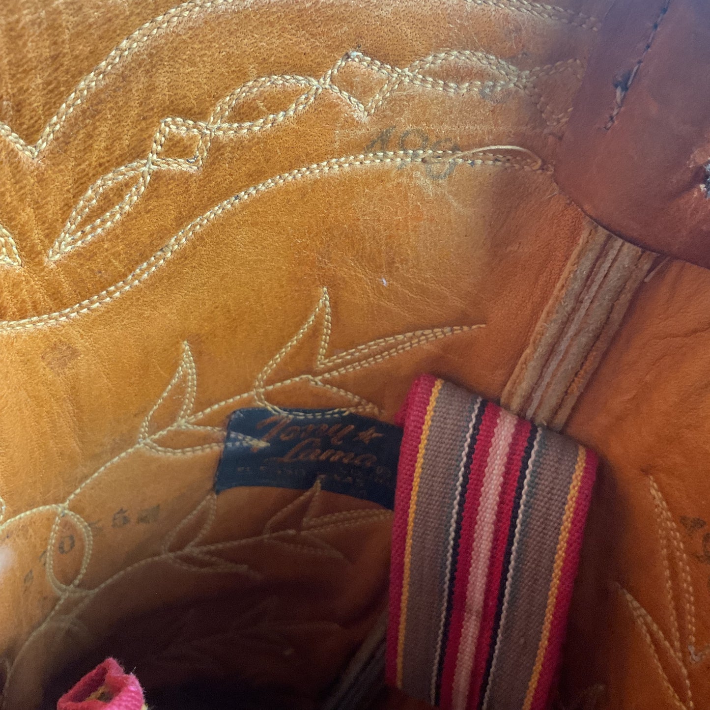 Vintage Tony Lama Tall Top Cowboy Boots | Gold Label | Tall Top | Men’s 9 D