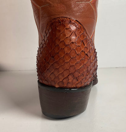 Exotic Anaconda Snakeskin Cowboy Boots Mexico 28.5 | US Men’s 10.5