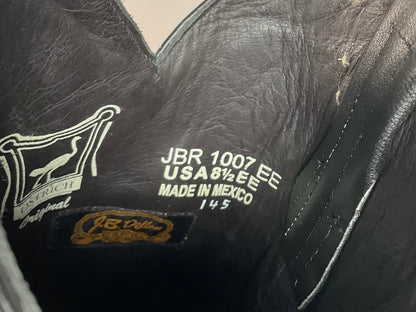 J.B. Dillon Ostrich Leg Cowboy Boots | Exotic | Men’s 8.5 EE