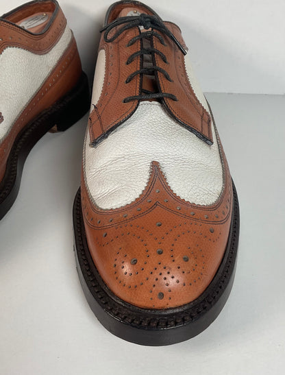 Vintage Johnston Murphy Spectator Shoes | Aristocraft | 1950s-1960s | 10 C