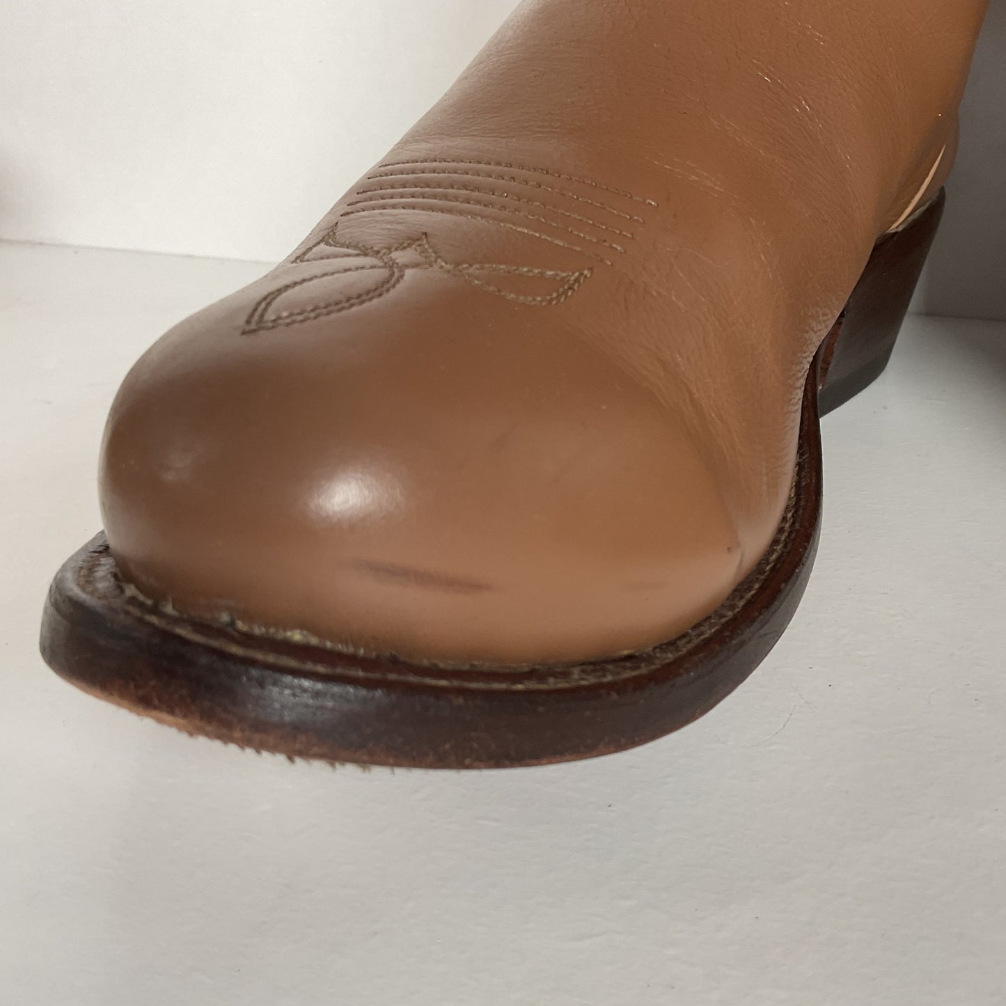 Stewart Fine Handmade Cowboy Boots | Custom | Set of (2) | Deertan | Men’s 9.5