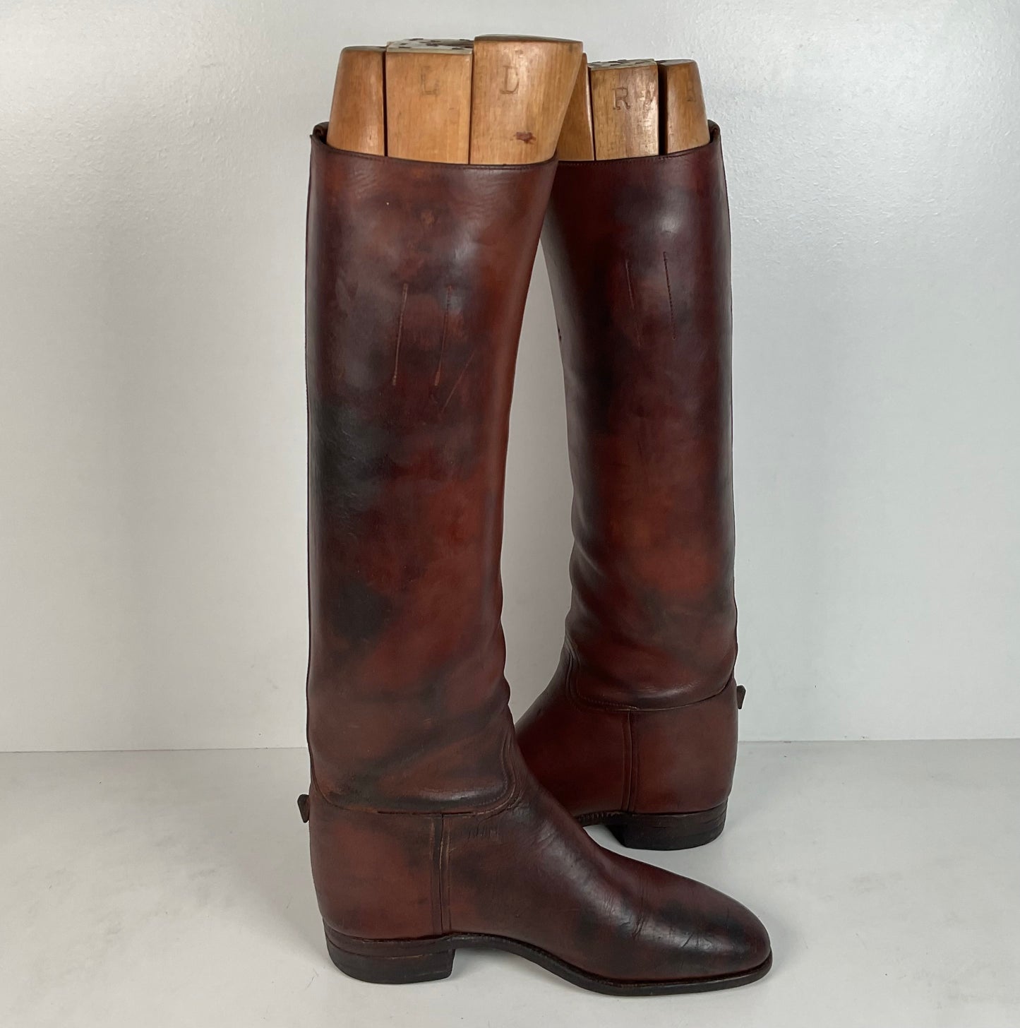 Vintage Peal & Co Polo Riding Boots | Wooden Form | Vanderbilt | King George