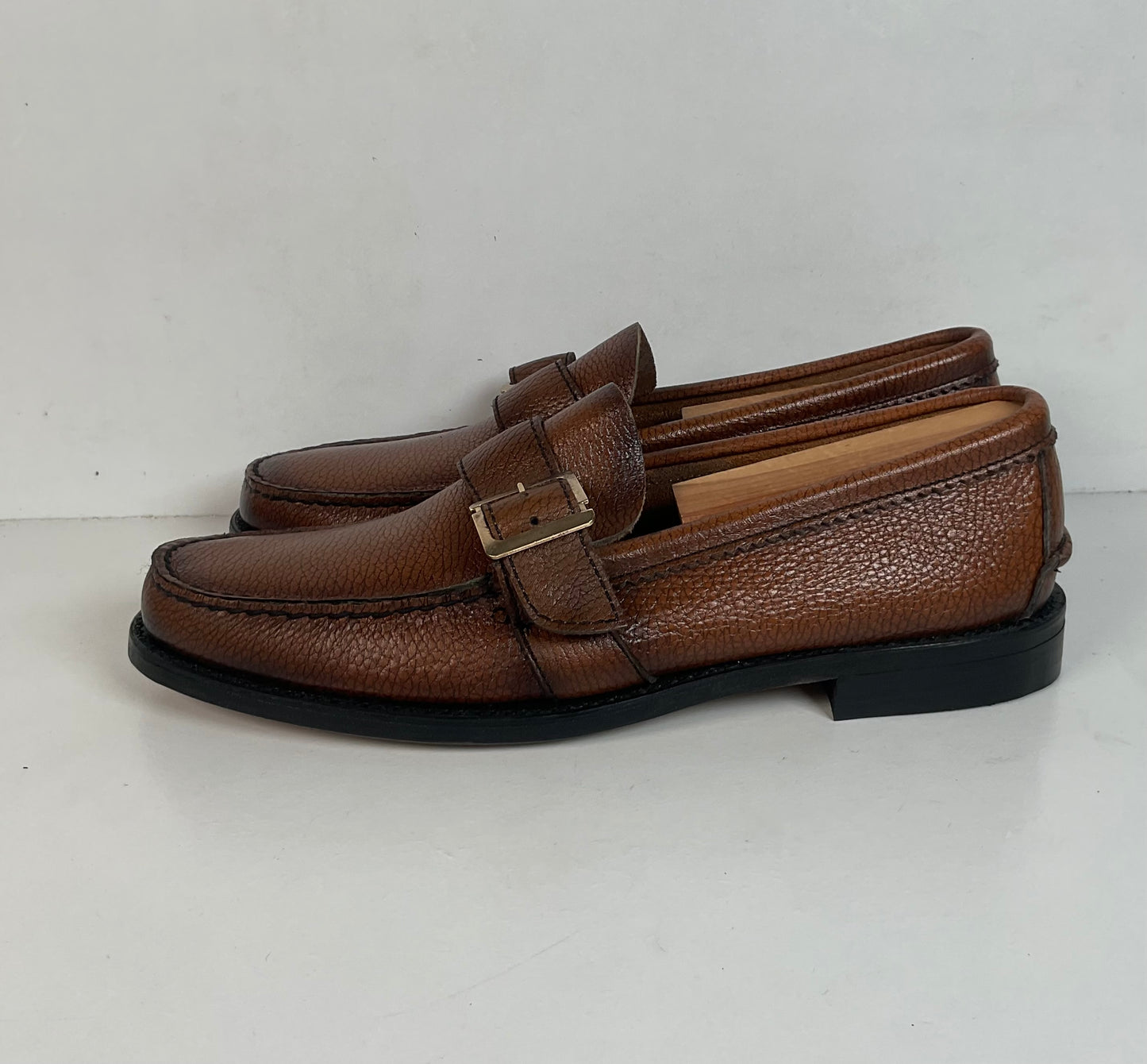 Weyenberg Hand Sewn Moccasin Loafer | Monk Strap Buckle | Narrow | Men’s 9 B