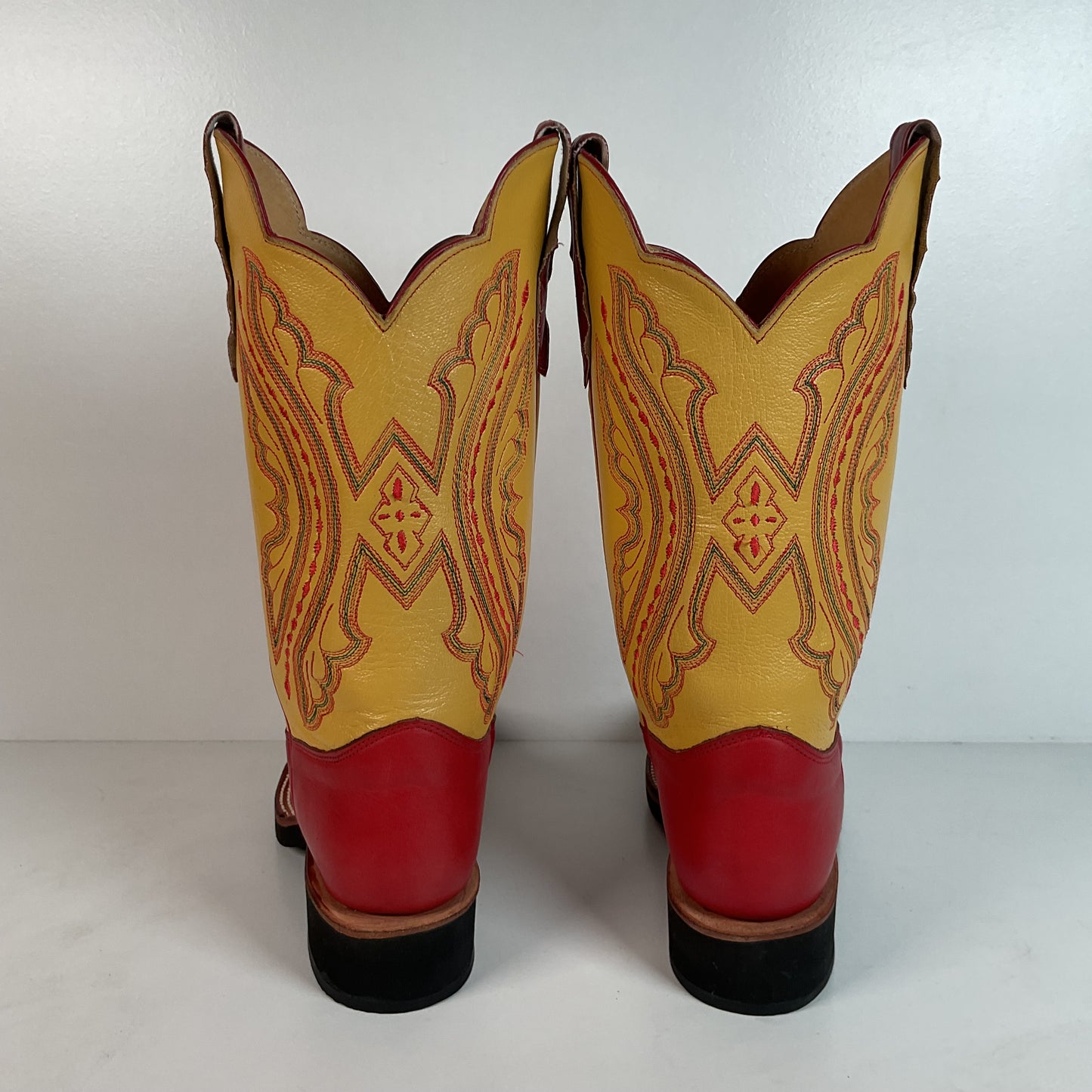Justin Tekno Crepe Cowgirl Boots | Kansas City Chiefs | USA Made | 8.5 C