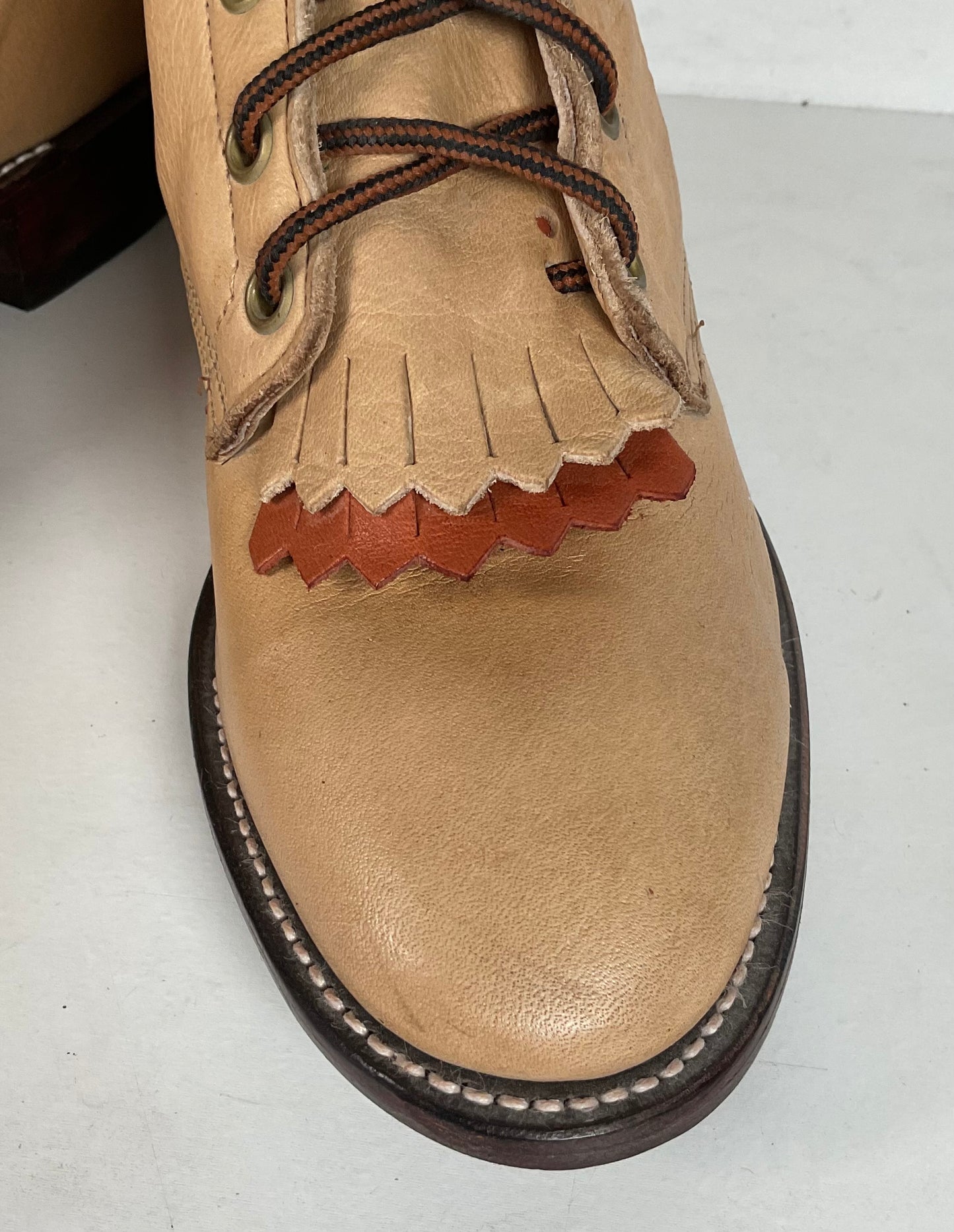 Vintage Larry Mahan Packer Boots | Cowgirl | Lace Up | USA Made | Women’s 8 M