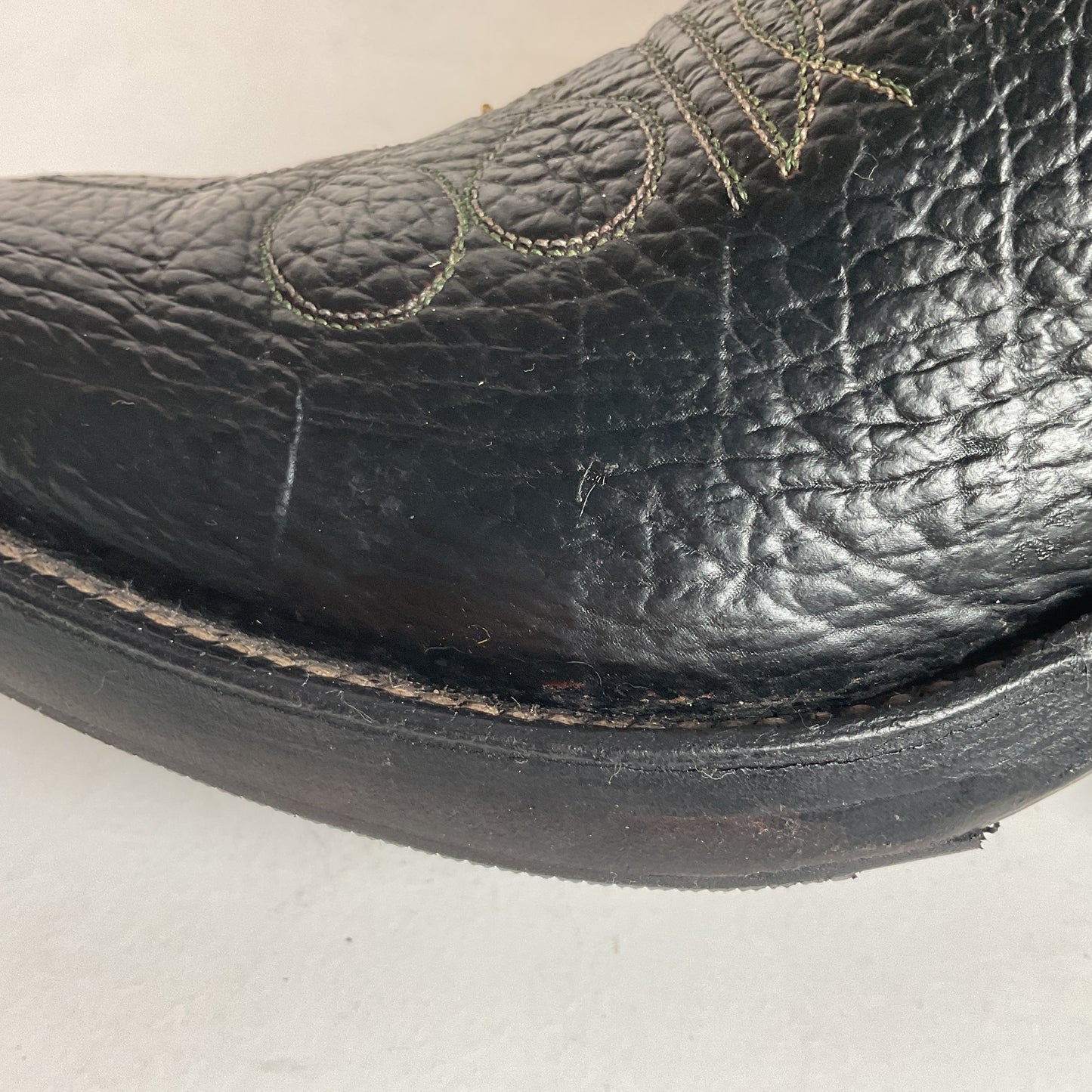 Vintage Sanders Shark Skin Buckaroo Boots Men’s 6.5 | Women’s 8 Exotic Overlay